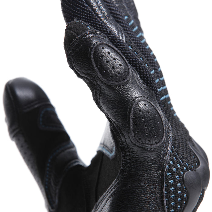 Dainese Unruly Woman Ergo-Tek Gloves in Black/Ocean Blue