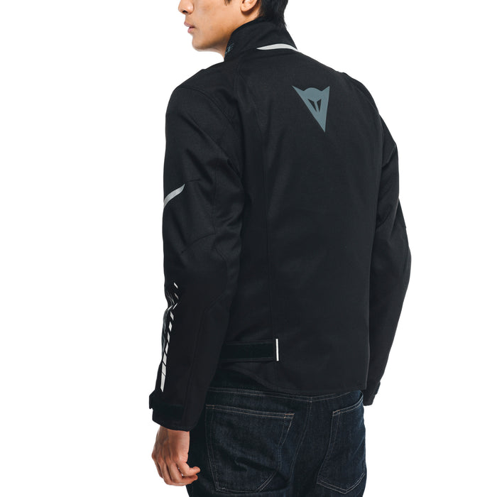 Dainese Veloce D-Dry Jacket in Black/Charcoal Grey/White