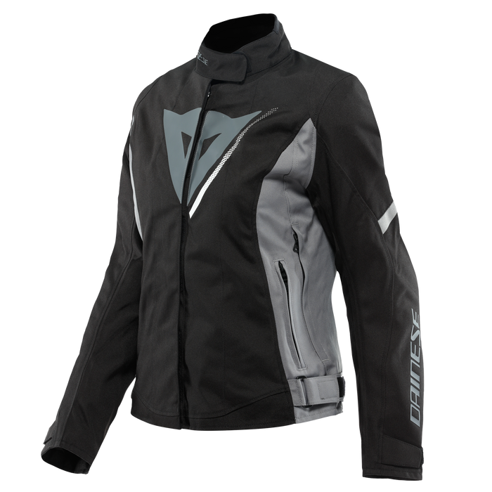 Dainese Veloce D-Dry Lady Jacket in Black/Charcoal Grey/White