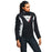Dainese Veloce D-Dry Lady Jacket in Black/White/Lava Red