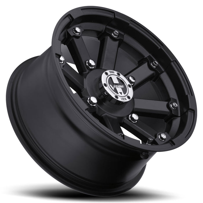 Vision Wheel 393 - Lock Out in Matte Black