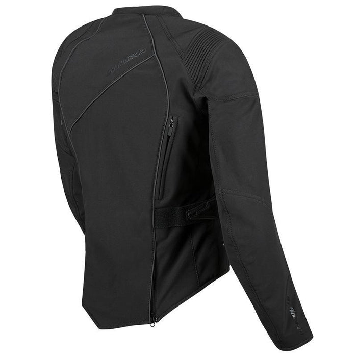 Aurora Textile Jacket in Black/Black - Back
