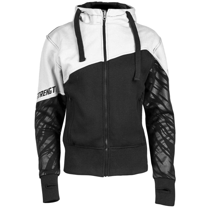 SPEED AND STRENGTH Women's Cat Out'a Hell™ Armoured Hoody in White/Black