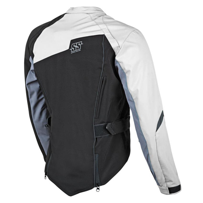 SPEED AND STRENGTH Women's Backlash™ Textile Jacket in White - Back