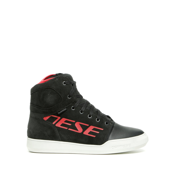 Dainese York D-WP Shoes in Carbon/Red