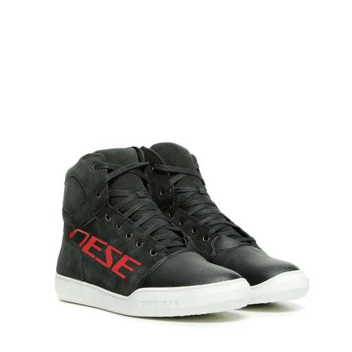 Dainese York D-WP Shoes in Carbon/Red